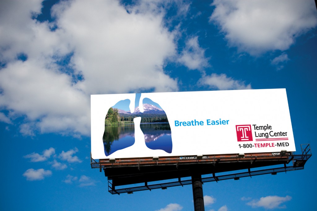 Temple Lung Center Outdoor Advertisement